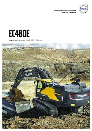 क्रॉलर एक्सकेवेटर Volvo EC480EL