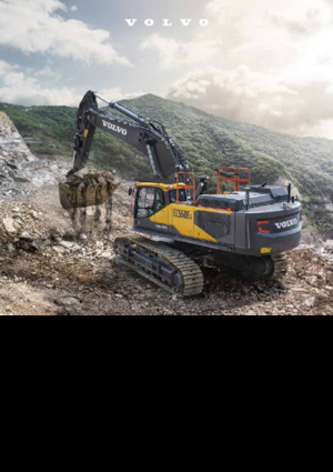 क्रॉलर एक्सकेवेटर Volvo EC550E