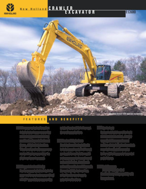 क्रॉलर एक्सकेवेटर New Holland EC600