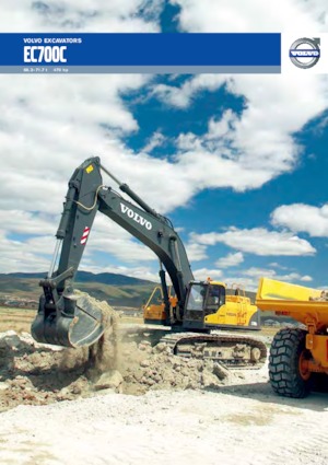 क्रॉलर एक्सकेवेटर Volvo EC700C