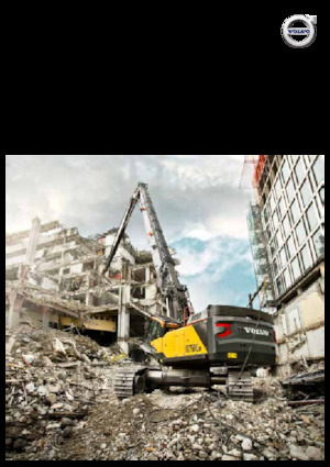 क्रॉलर एक्सकेवेटर Volvo EC750E HR