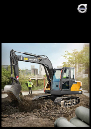 क्रॉलर एक्सकेवेटर Volvo EC75D