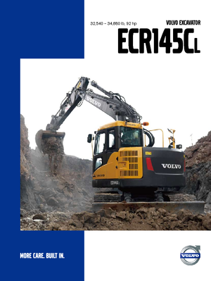 क्रॉलर एक्सकेवेटर Volvo ECR145CL