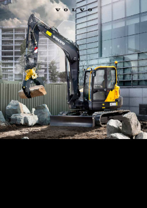 क्रॉलर एक्सकेवेटर Volvo ECR88D