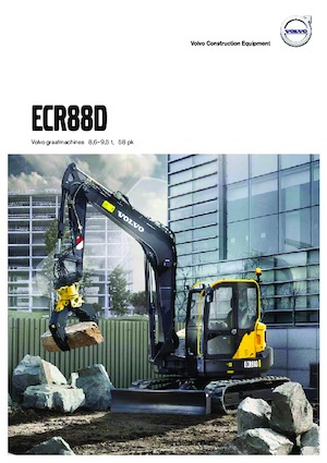 क्रॉलर एक्सकेवेटर Volvo ECR88D