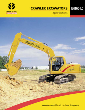 क्रॉलर एक्सकेवेटर New Holland EH160 LC