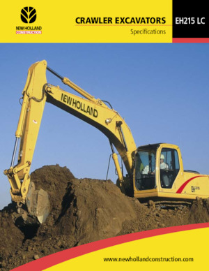 क्रॉलर एक्सकेवेटर New Holland EH215 LC