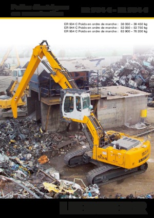 मटेरियल हैंडलर Liebherr ER 934 C High Rise Litronic