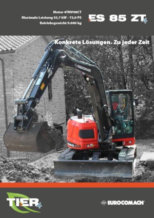 क्रॉलर एक्सकेवेटर Eurocomach ES 85 ZT 4