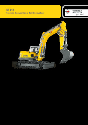 क्रॉलर एक्सकेवेटर Wacker Neuson ET145
