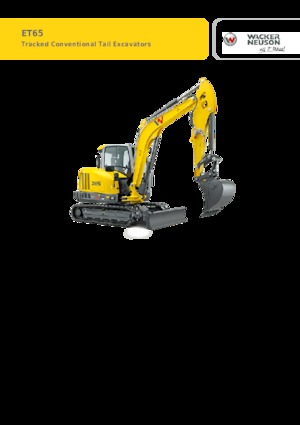 क्रॉलर एक्सकेवेटर Wacker Neuson ET65