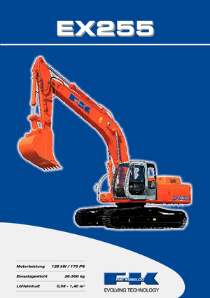 क्रॉलर एक्सकेवेटर Fiat Kobelco EX 255 ELT