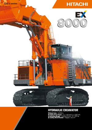 क्रॉलर एक्सकेवेटर Hitachi EX 8000-6