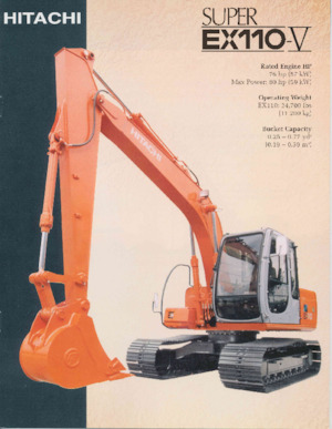 क्रॉलर एक्सकेवेटर Hitachi EX110