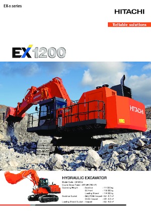 क्रॉलर एक्सकेवेटर Hitachi EX1200-6