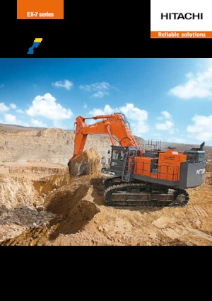 क्रॉलर एक्सकेवेटर Hitachi EX1200-7 LD