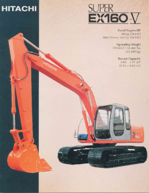 क्रॉलर एक्सकेवेटर Hitachi EX160