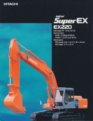क्रॉलर एक्सकेवेटर Hitachi EX220