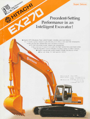 क्रॉलर एक्सकेवेटर Hitachi EX270