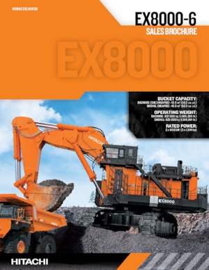 क्रॉलर एक्सकेवेटर Hitachi EX8000-6