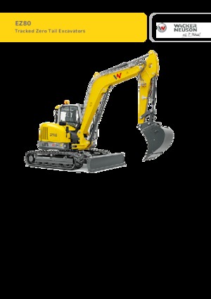 क्रॉलर एक्सकेवेटर Wacker Neuson EZ80