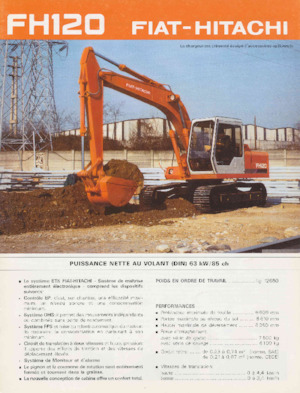 क्रॉलर एक्सकेवेटर Fiat-Hitachi FH 120