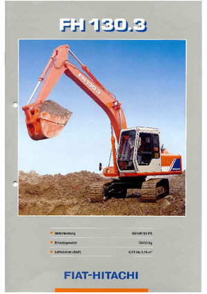 क्रॉलर एक्सकेवेटर Fiat-Hitachi FH 130.3 M