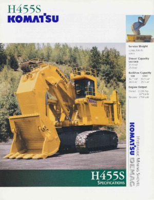 क्रॉलर एक्सकेवेटर Komatsu H455S