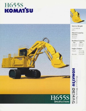 क्रॉलर एक्सकेवेटर Komatsu H655S