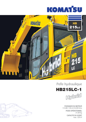 क्रॉलर एक्सकेवेटर Komatsu HB215LC-1