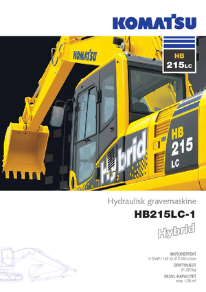 क्रॉलर एक्सकेवेटर Komatsu HB215LC-1
