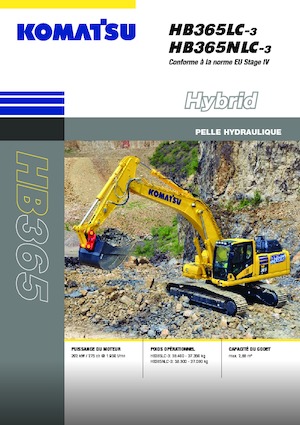 क्रॉलर एक्सकेवेटर Komatsu HB365NLC-3E0