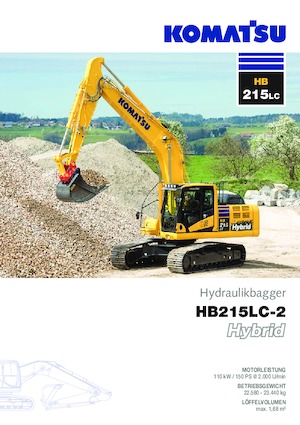 क्रॉलर एक्सकेवेटर Komatsu HB215LC-2 