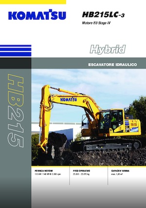 क्रॉलर एक्सकेवेटर Komatsu HB215LC-3