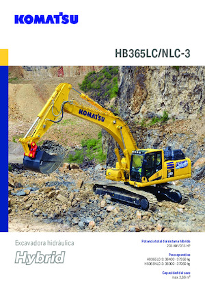 क्रॉलर एक्सकेवेटर Komatsu HB365LC-3E0