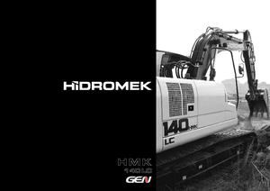 क्रॉलर एक्सकेवेटर Hidromek HMK 140 LC