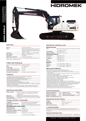 क्रॉलर एक्सकेवेटर Hidromek HMK 220 LC