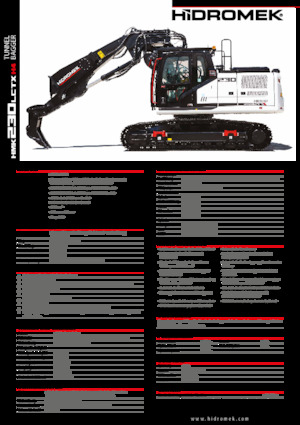 क्रॉलर एक्सकेवेटर Hidromek HMK 230 LC TX 