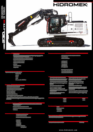क्रॉलर एक्सकेवेटर Hidromek HMK 230 LC TX 