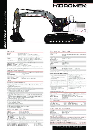 क्रॉलर एक्सकेवेटर Hidromek HMK 300 LC PLUS