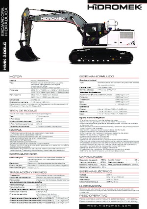 क्रॉलर एक्सकेवेटर Hidromek HMK 300 LC PLUS