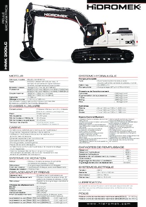 क्रॉलर एक्सकेवेटर Hidromek HMK 300 LC PLUS