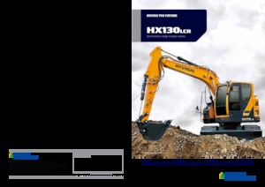 क्रॉलर एक्सकेवेटर Hyundai HX130LCR
