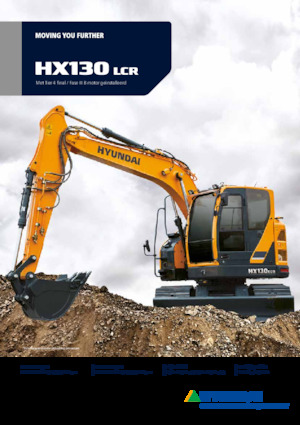 क्रॉलर एक्सकेवेटर Hyundai HX130LCR