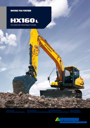 क्रॉलर एक्सकेवेटर Hyundai HX160LD