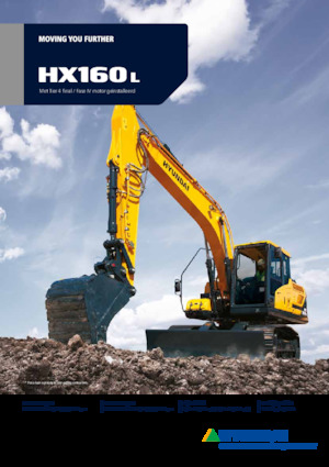 क्रॉलर एक्सकेवेटर Hyundai HX160LD