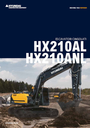 क्रॉलर एक्सकेवेटर Hyundai HX210AL