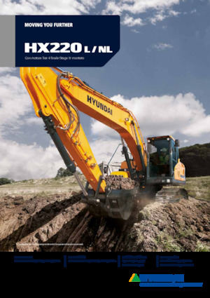 क्रॉलर एक्सकेवेटर Hyundai HX220L