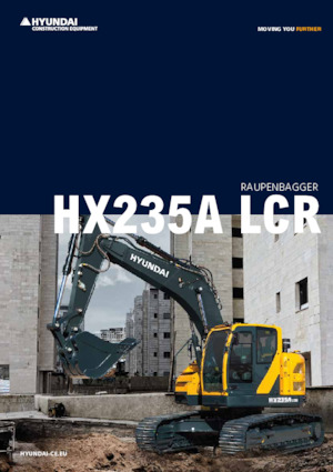 क्रॉलर एक्सकेवेटर Hyundai HX235ALCR