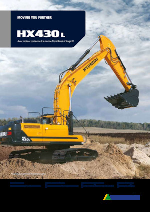 क्रॉलर एक्सकेवेटर Hyundai HX430L